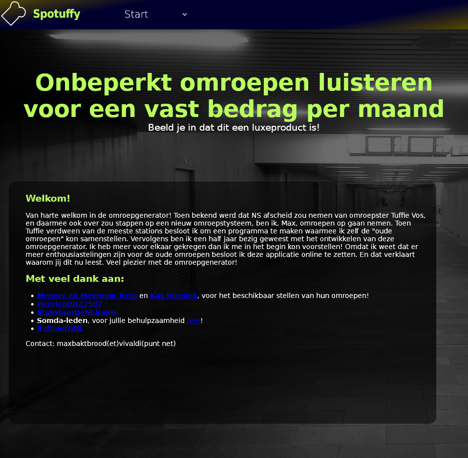 Screenshot van Spotuffy!